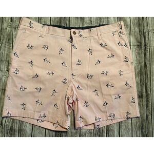 Nautica size 40 the Deck Short pink preppy swordfish chino pink